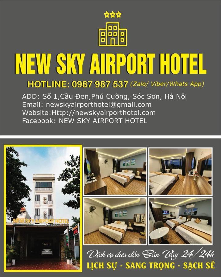 NEW SKY AIRPORT HOTEL Nội Bài Noi Bai Exterior foto